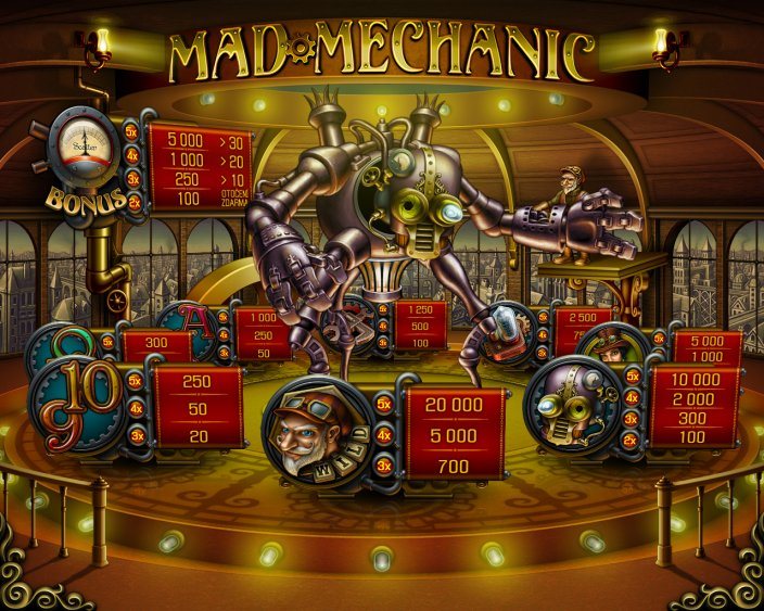 Mad Mechanic automat online
